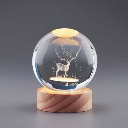 LumiOrb | 3D Crystal Ball Night Lamp