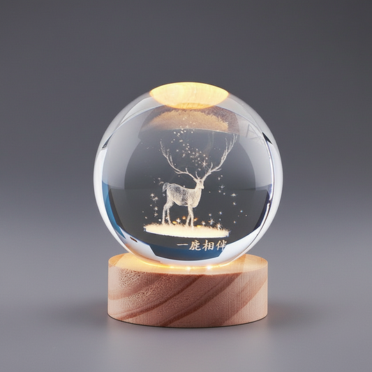 LumiOrb | 3D Crystal Ball Night Lamp