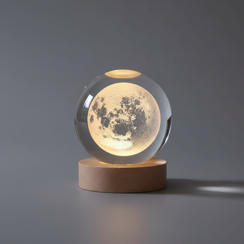 LumiOrb | 3D Crystal Ball Night Lamp