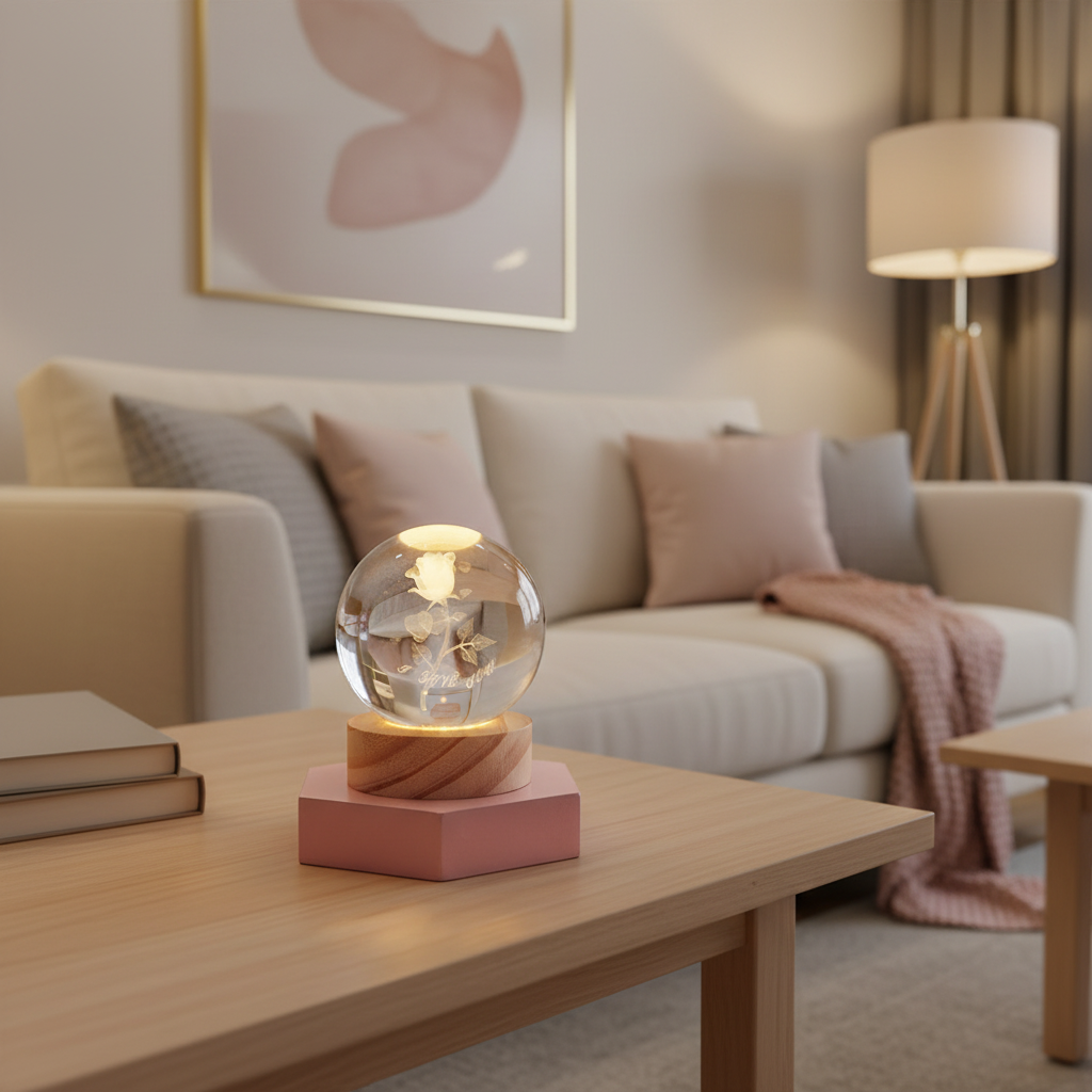 LumiOrb | 3D Crystal Ball Night Lamp