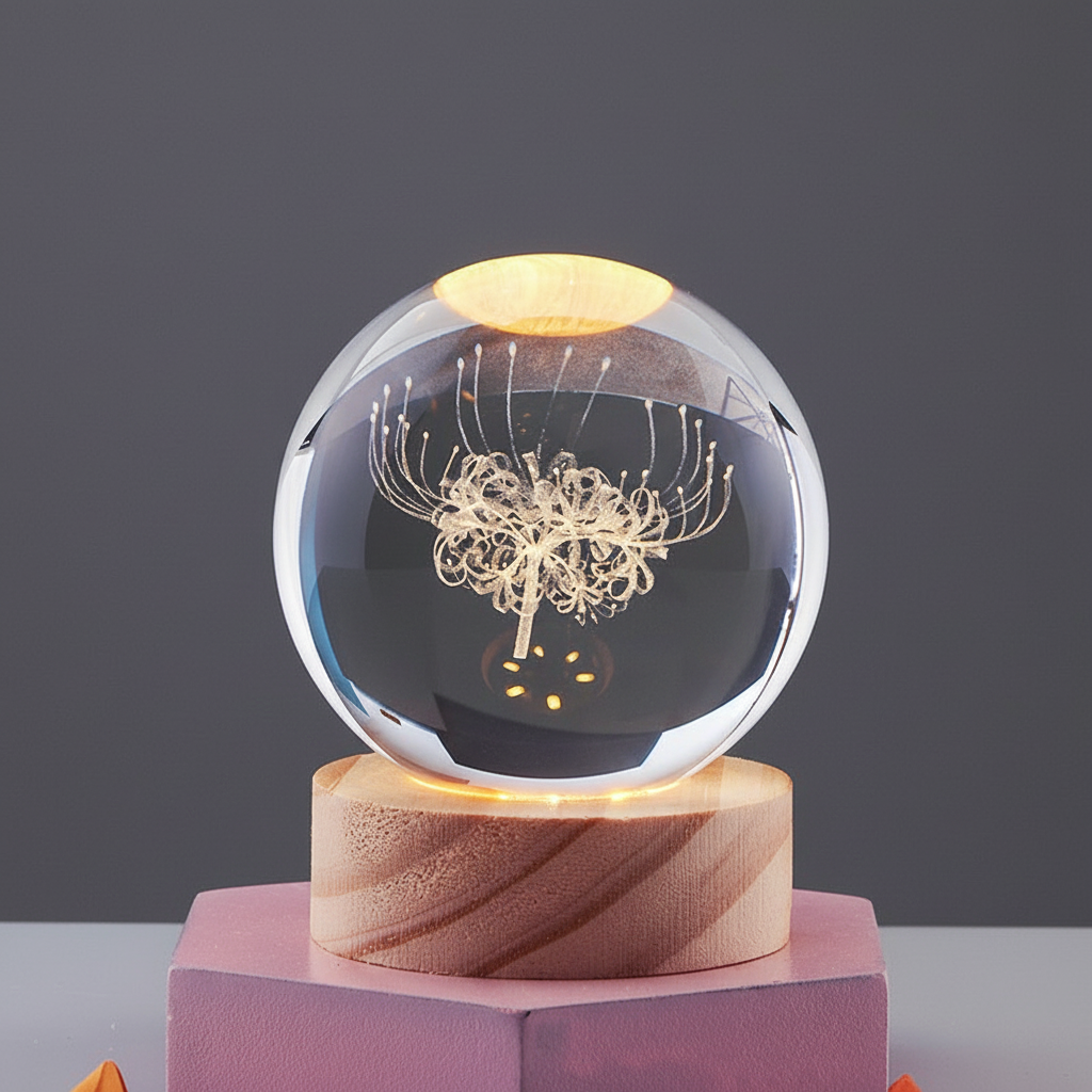 LumiOrb | 3D Crystal Ball Night Lamp