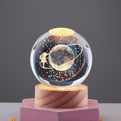 LumiOrb | 3D Crystal Ball Night Lamp