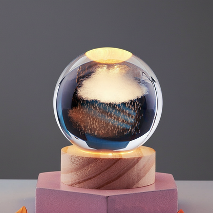 LumiOrb | 3D Crystal Ball Night Lamp
