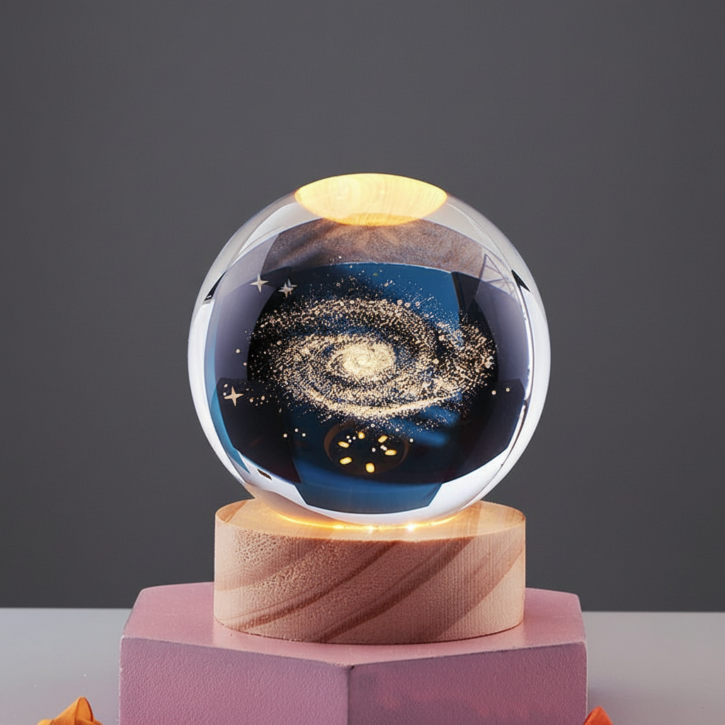 LumiOrb | 3D Crystal Ball Night Lamp