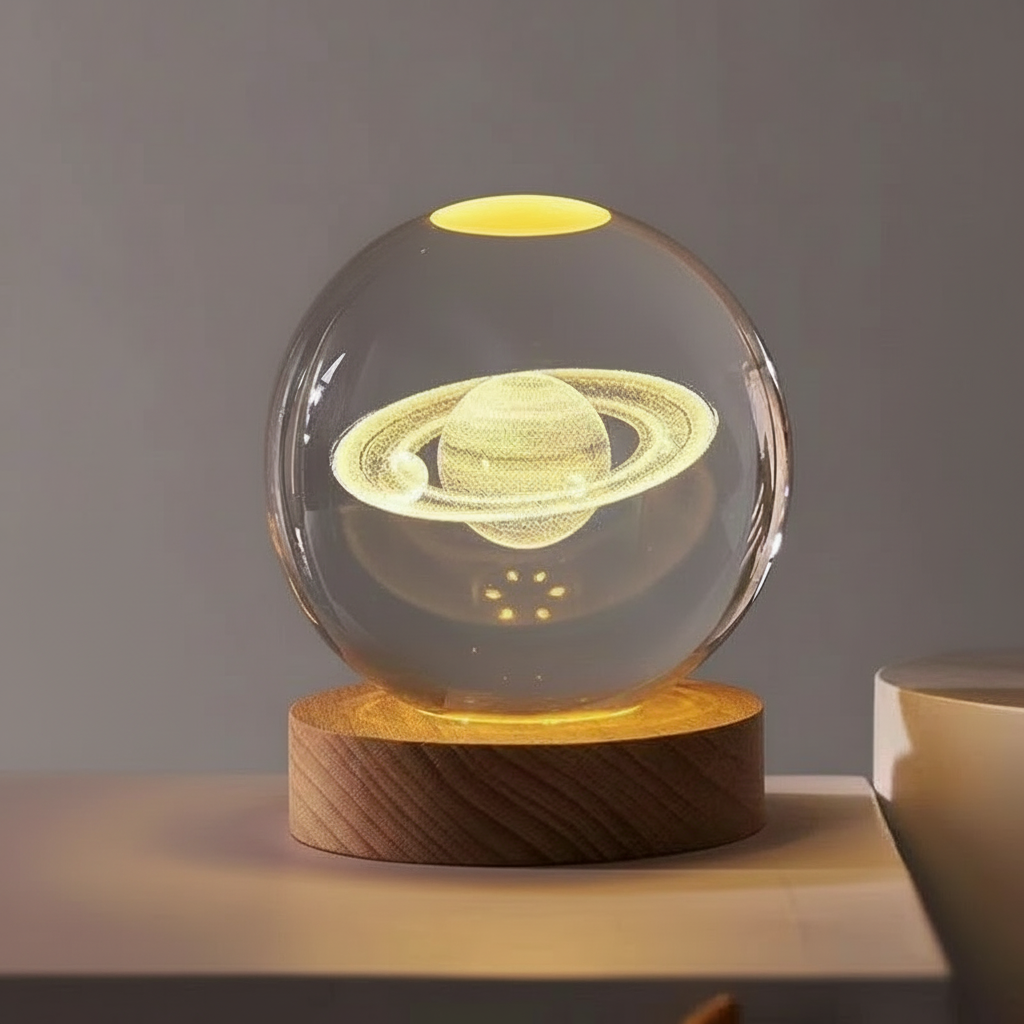 LumiOrb | 3D Crystal Ball Night Lamp