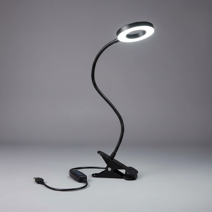 48 LED Gooseneck Desk Lamp | Adjustable Brightness Clamp Light