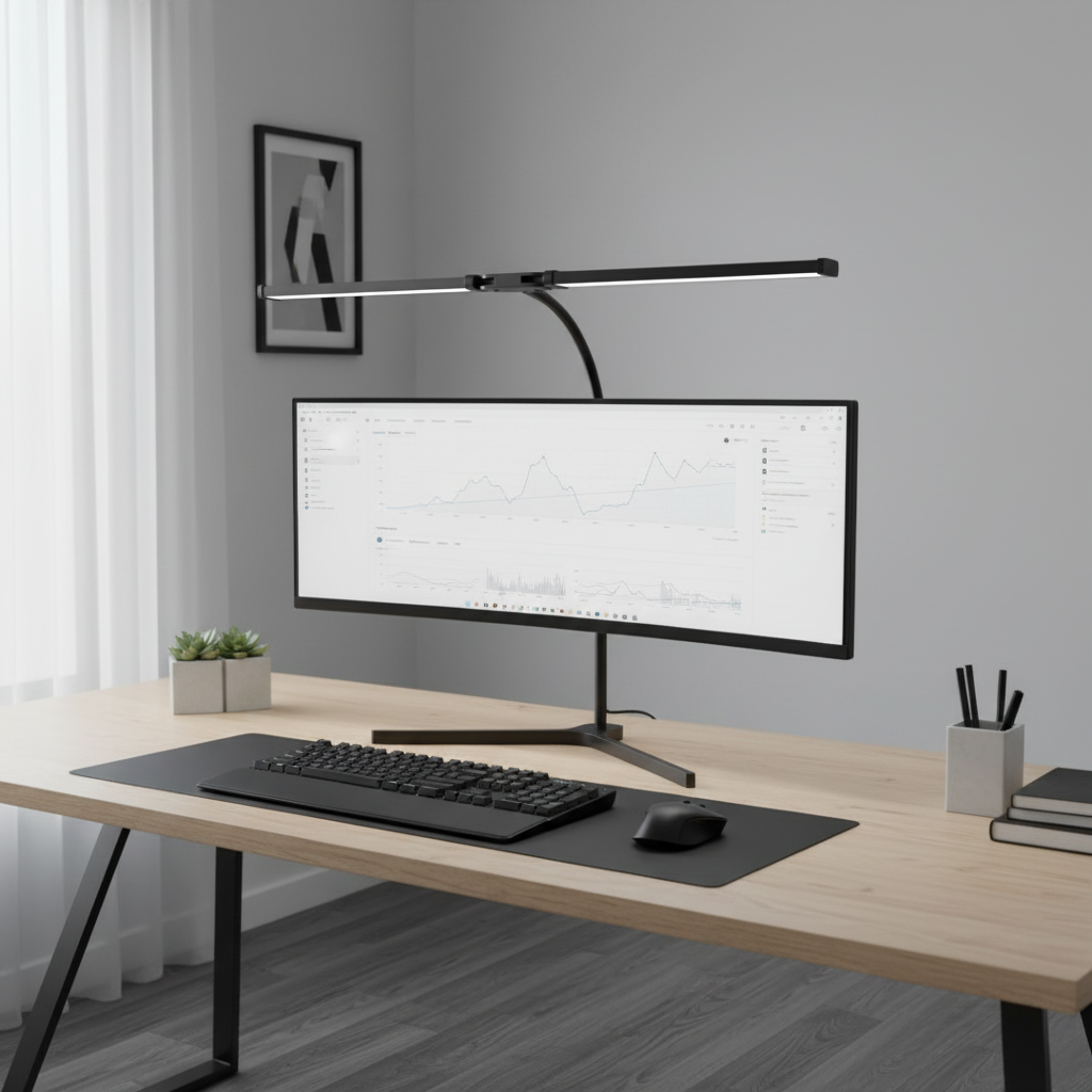 360° Clip LED Desk Lamp | Adjustable Brightness & Modes