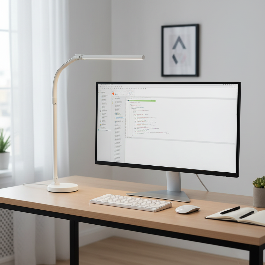 360° Clip LED Desk Lamp | Adjustable Brightness & Modes