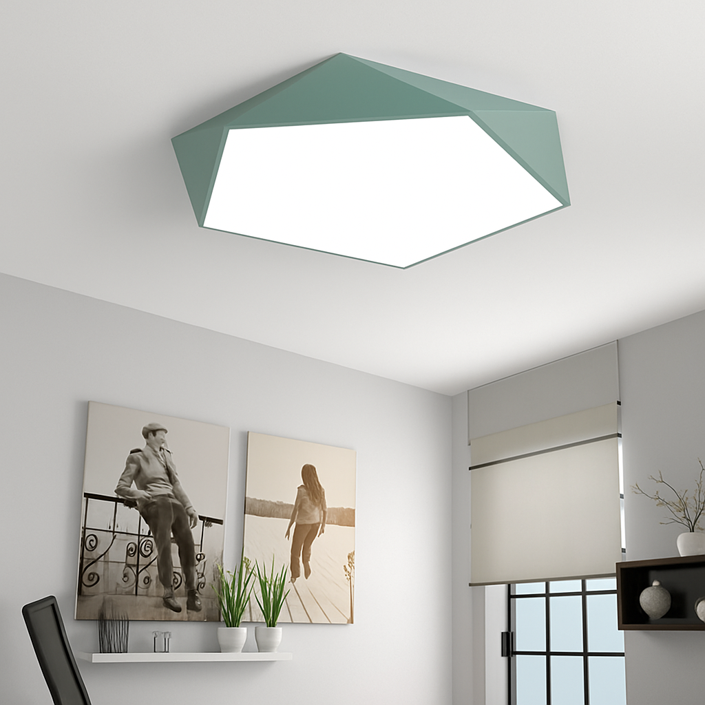 Geometric LED Ceiling Light | Modern Design Fixture 3