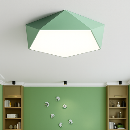 Geometric LED Ceiling Light | Modern Design Fixture 4