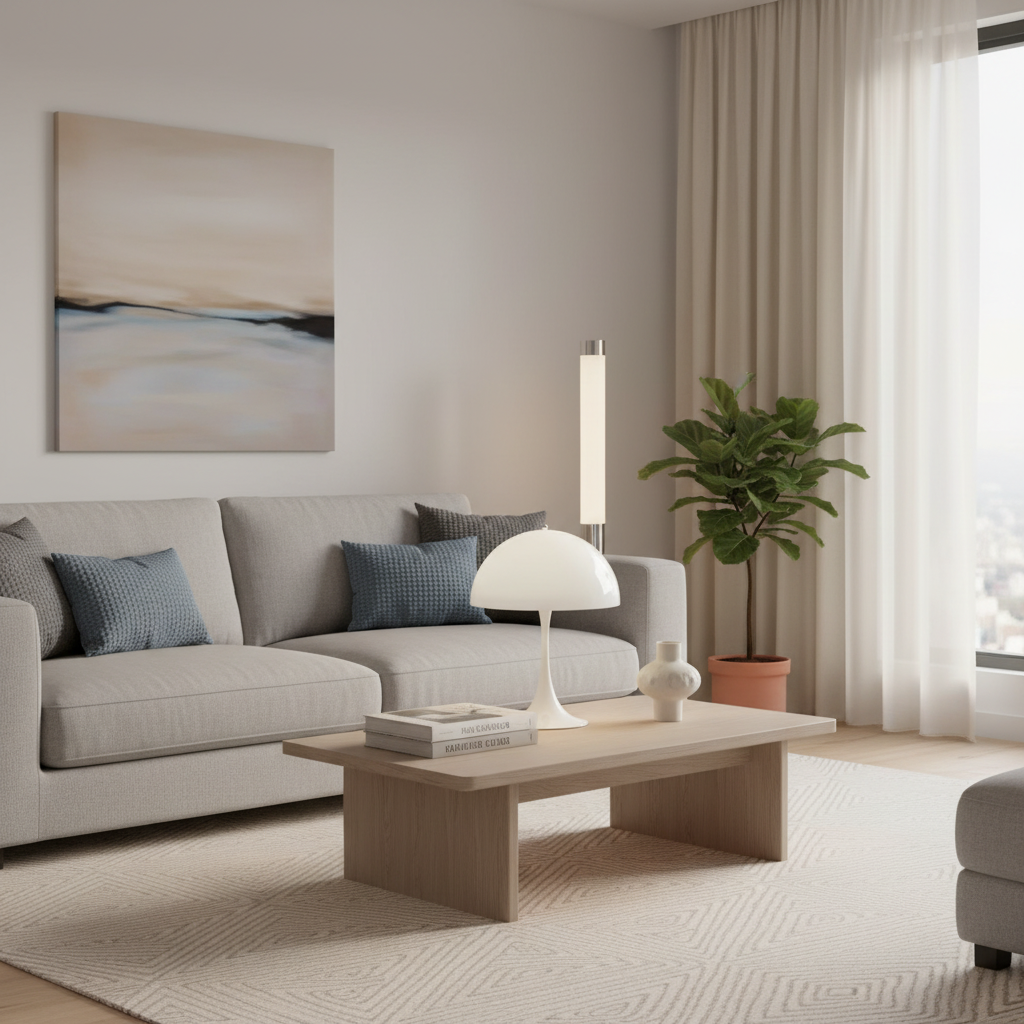 Mushroom LED Table Lamp | Modern Bedside and Desk Lighting