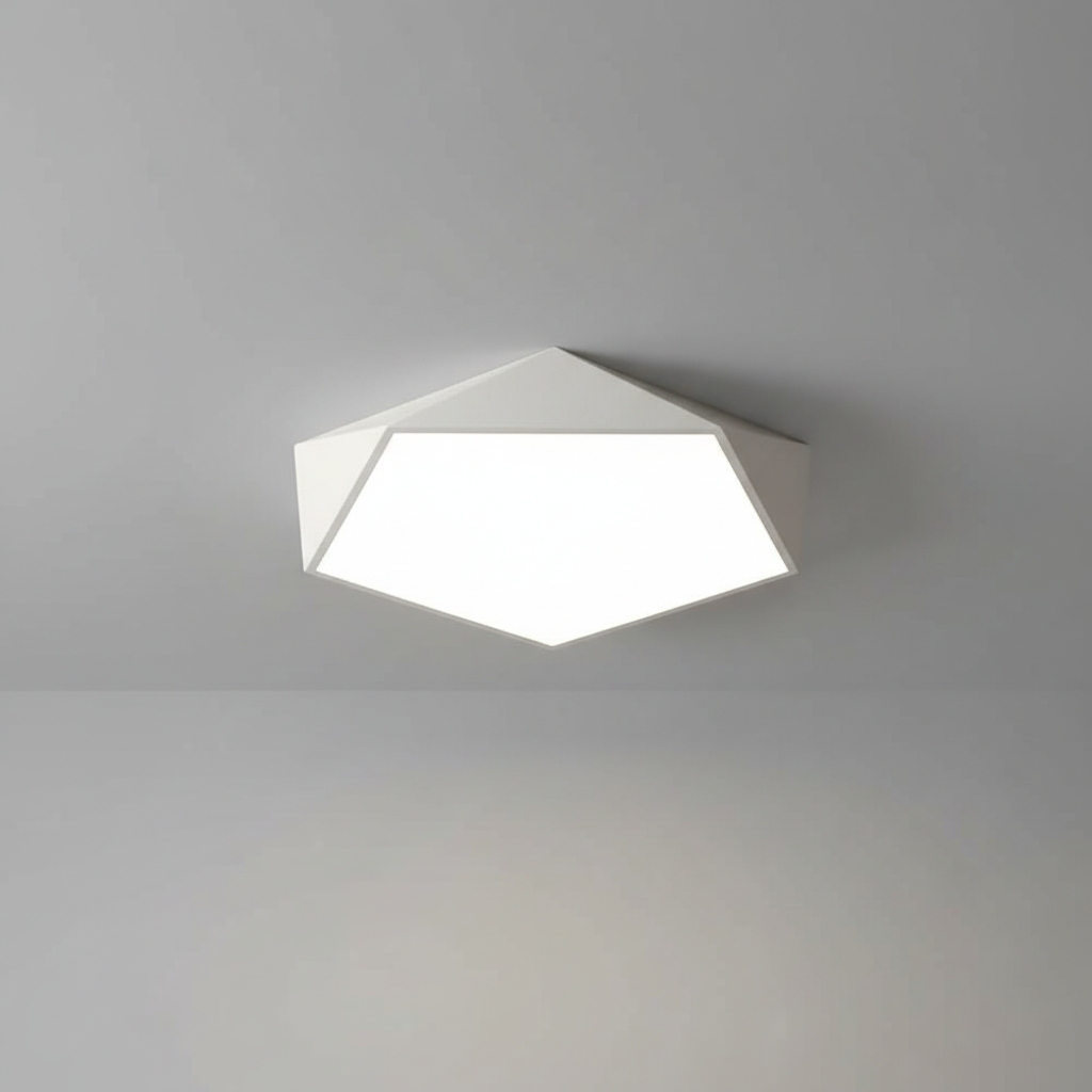 Geometric LED Ceiling Light | Modern Design Fixture