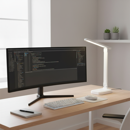 Foldable LED Desk Lamp | Modern Rechargeable Table Lamp