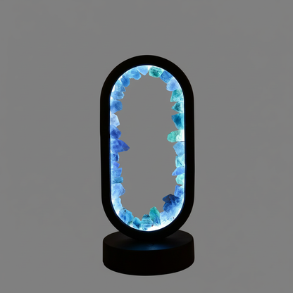 Amethyst Serenity Lamp | Natural Calming Light Decor